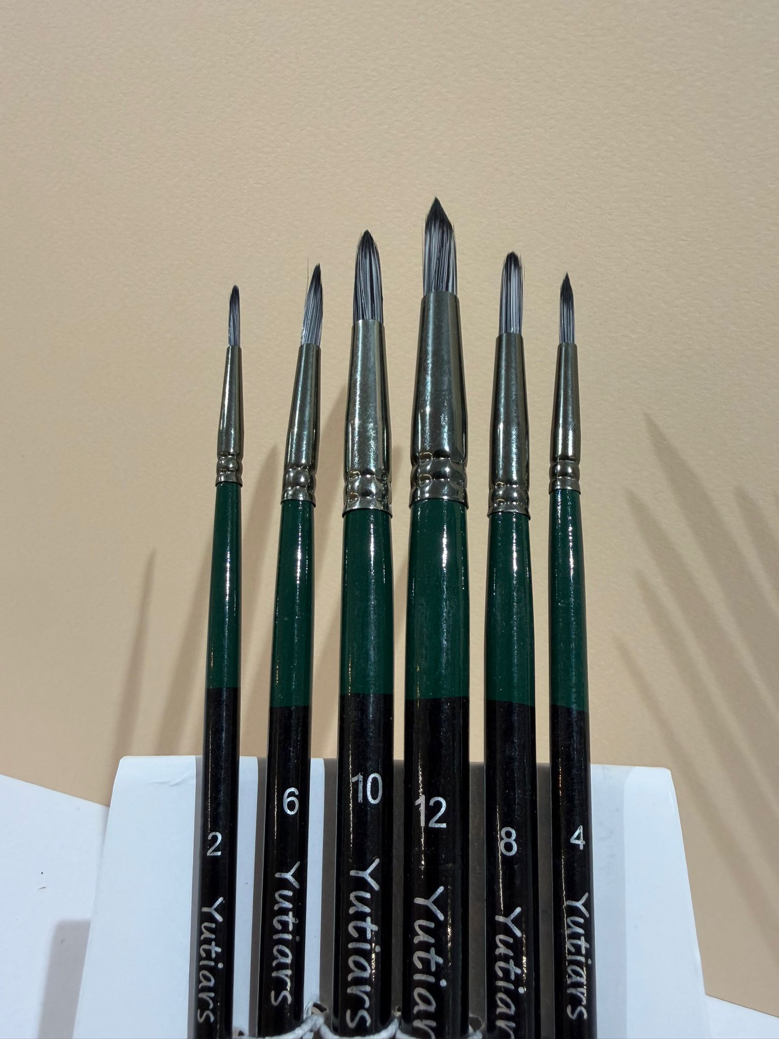 P13 - Set de pinceles de nylon redondos de máxima calidad