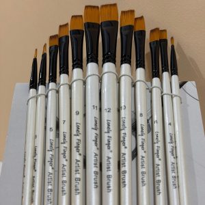 PLS51 - Set de pinceles de nylon extra fino para acuarela