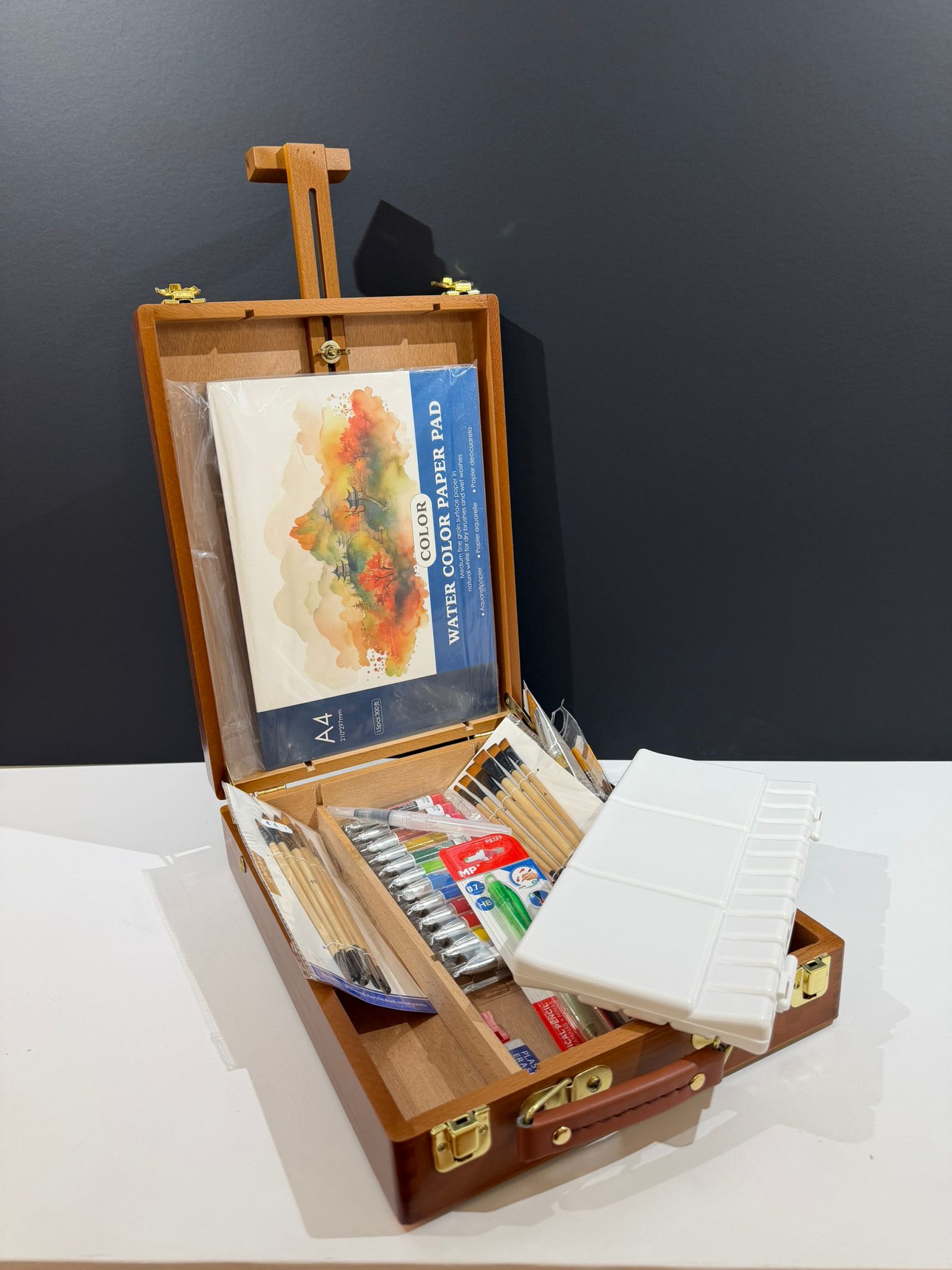 C04 - Maletín- caballete - completo acuarela